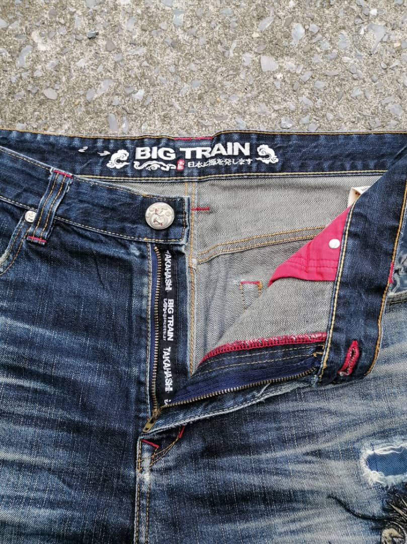 Japanese Brand Japan Big Train Embroidered Denim Jeans Size US 40 / EU 56 - 7 Thumbnail