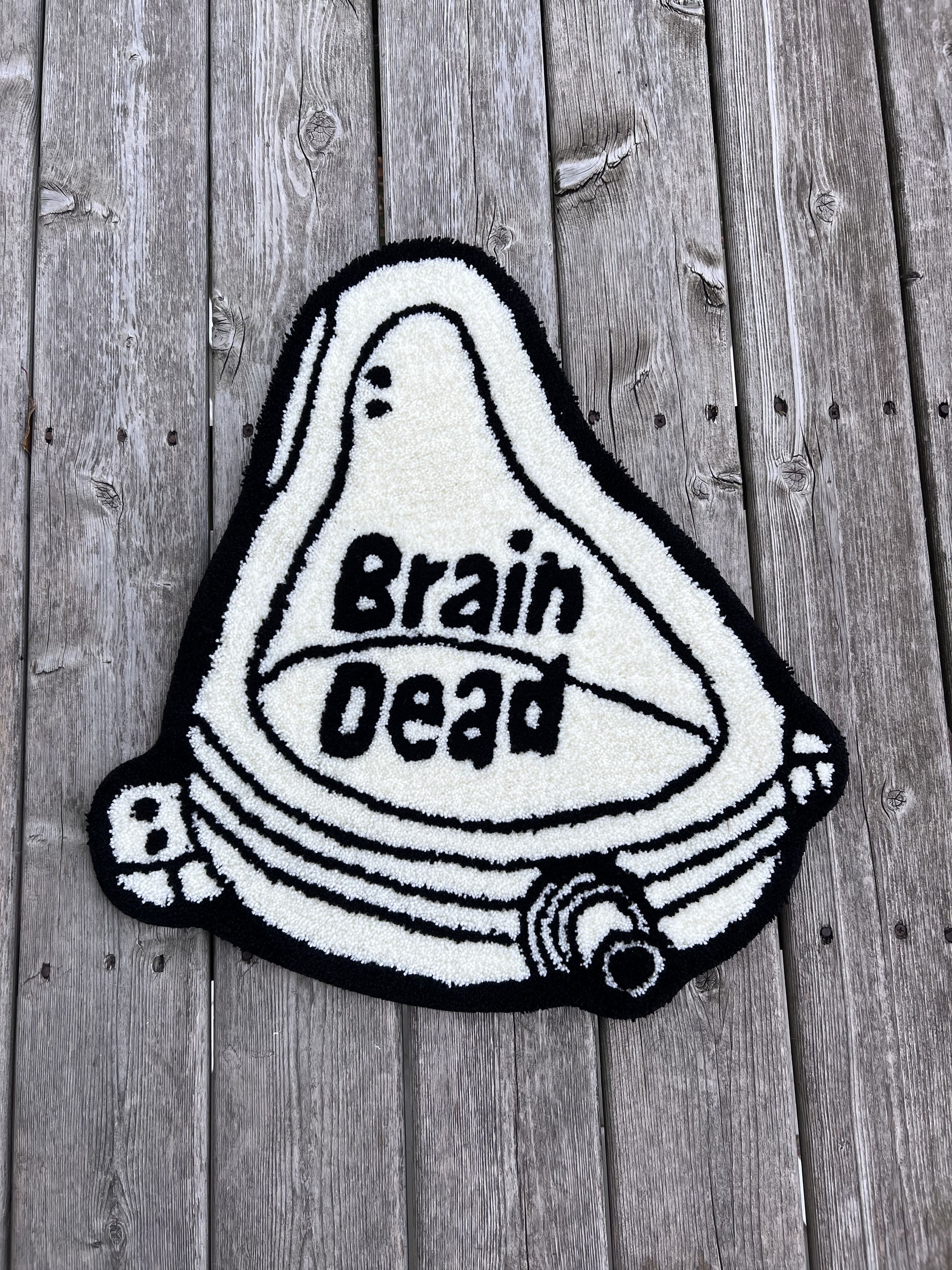 BRAIN DEAD × DEVENDRA BANHART レア ラグ マット Brain Dead DEVENDRA BANHART X BRAIN DEAD RUG - NATURAL | Grailed