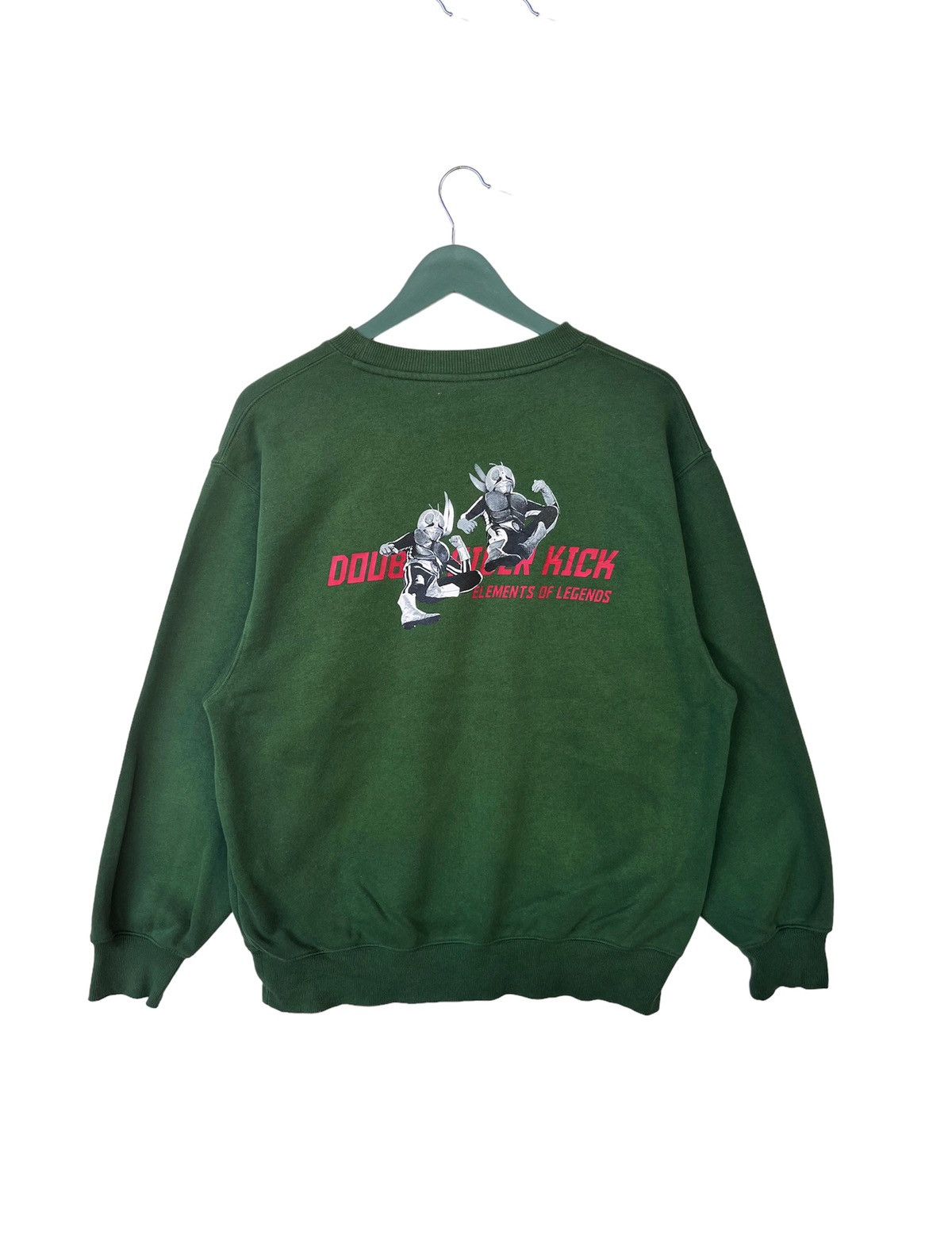 GU Gu x 50th Anniversary Masked Rider Sweatshirt Size US M / EU 48-50 / 2 - 2 Thumbnail