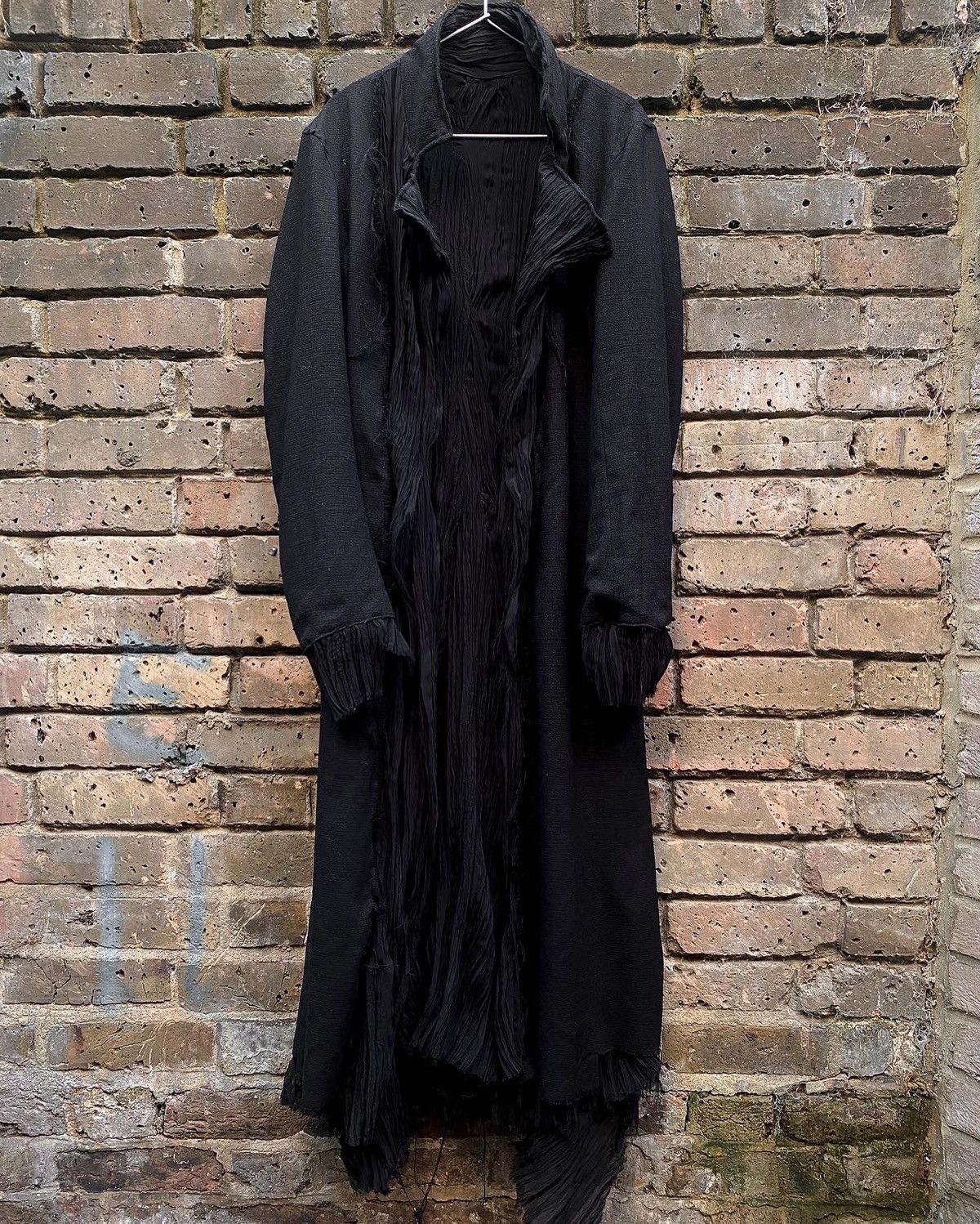 Distressed tailored coat