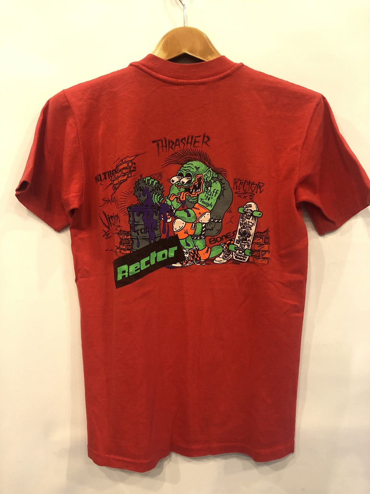 Designer × Thrasher × Vintage THRASHER Magazine / skateboard streetwear tee t-shirt Size US M / EU 48-50 / 2 - 4 Thumbnail