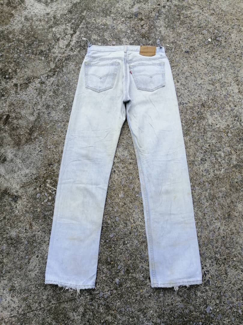 Levi's × Levi's Vintage Clothing × Vintage Vintage Levis Strauss 501 Fly Button Distressed Denim Jeans Size US 29 - 2 Thumbnail