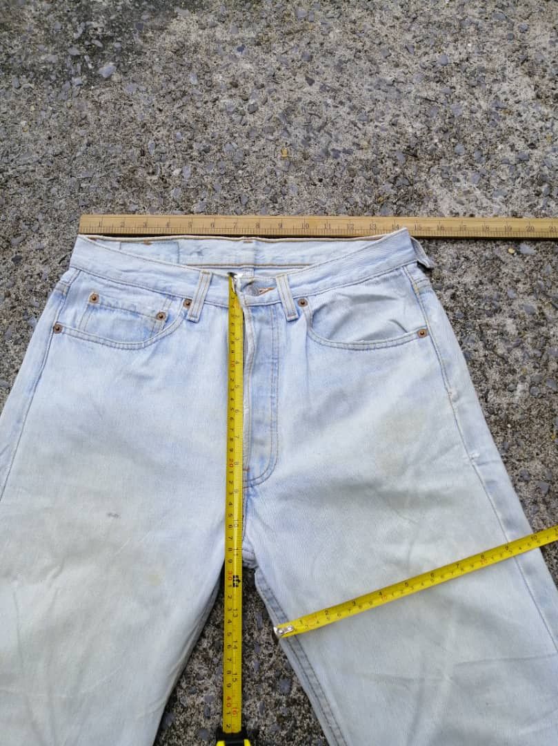Levi's × Levi's Vintage Clothing × Vintage Vintage Levis Strauss 501 Fly Button Distressed Denim Jeans Size US 29 - 8 Thumbnail