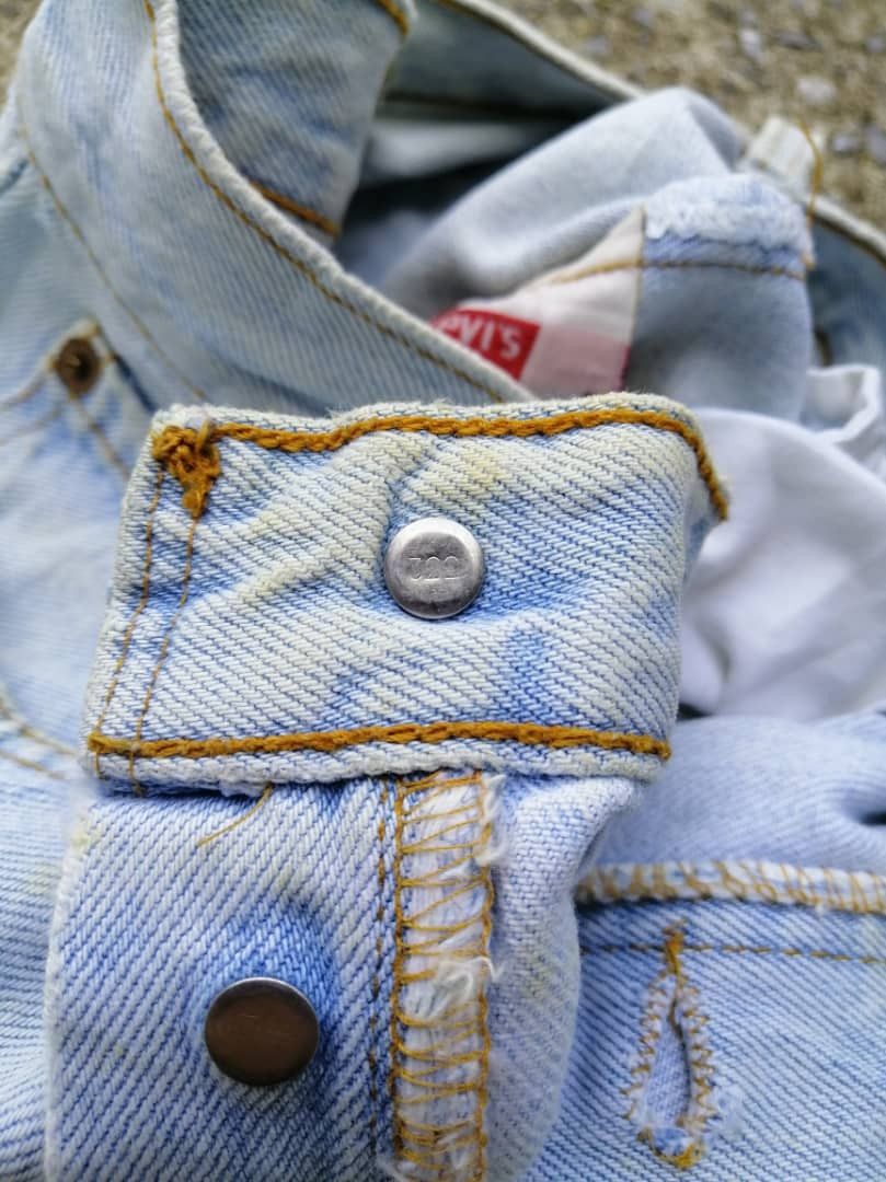 Levi's × Levi's Vintage Clothing × Vintage Vintage Levis Strauss 501 Fly Button Distressed Denim Jeans Size US 29 - 7 Thumbnail
