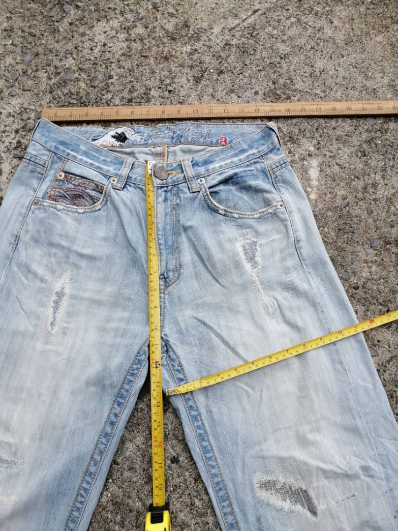 Japanese Brand Osaka Big Train Japan Embroidered Denim Jeans Size US 30 / EU 46 - 5 Thumbnail
