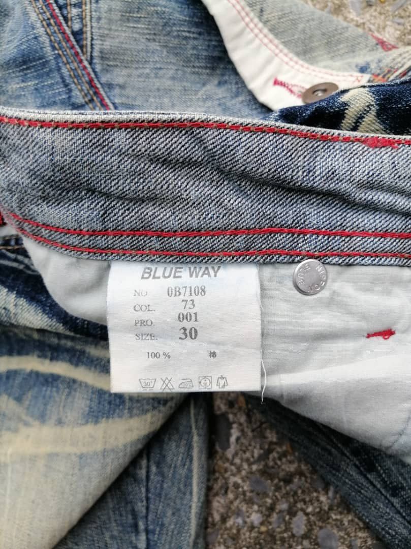 Japanese Brand Blue Way Japan Nice Design Denim Jeans Size US 30 / EU 46 - 5 Thumbnail