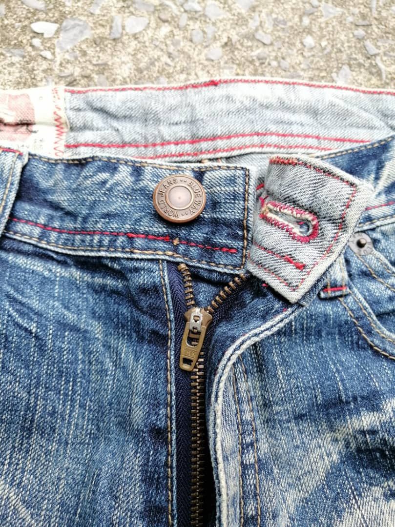 Japanese Brand Blue Way Japan Nice Design Denim Jeans Size US 30 / EU 46 - 4 Thumbnail