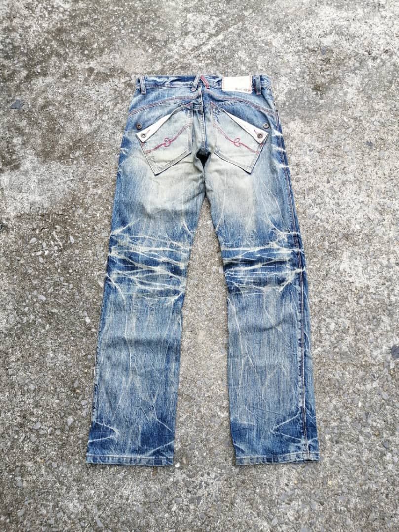 Japanese Brand Blue Way Japan Nice Design Denim Jeans Size US 30 / EU 46 - 2 Thumbnail
