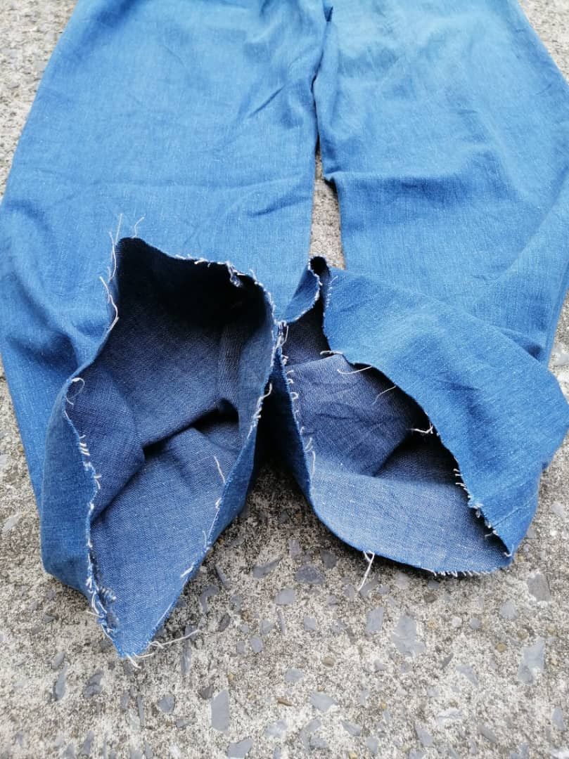 Japanese Brand × Orslow Or slow Made In Japan Wide Leg Denim Jeans Size 26" / US 2 / IT 38 - 3 Thumbnail