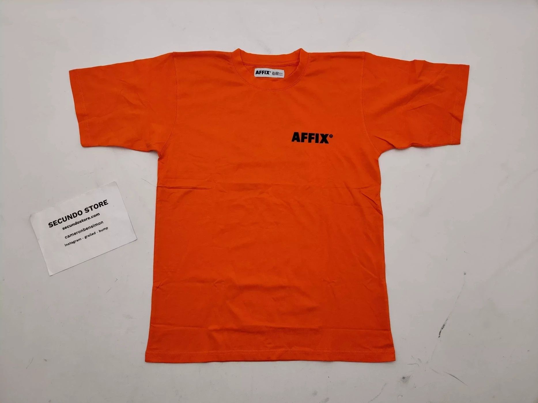 AFFXWRKS ⚡️QUICK SALE⚡️Affix works A logo tshirt Orange Size US M / EU 48-50 / 2 - 3 Thumbnail