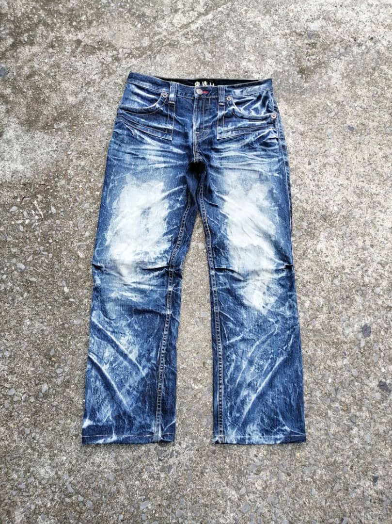 Japanese Brand Oniari Nice Design Denim Jeans Size US 32 / EU 48 - 1 Thumbnail