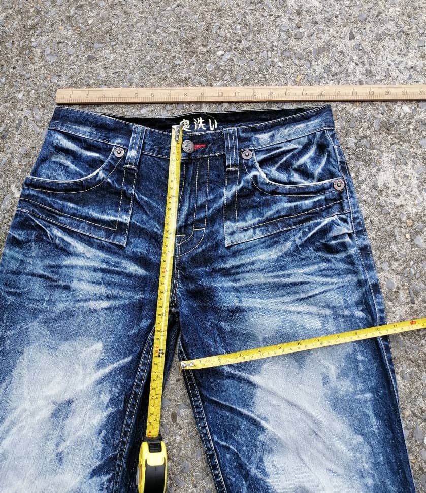 Japanese Brand Oniari Nice Design Denim Jeans Size US 32 / EU 48 - 5 Thumbnail