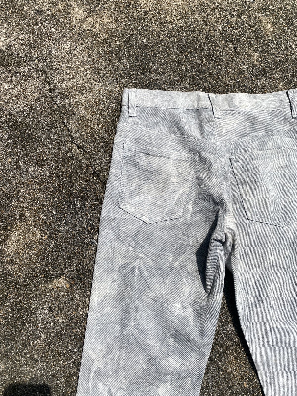 Designer × Japanese Brand Japan T.S.U FAR EAST Smoke Design Flared Bootcut Pants Size US 27 - 6 Thumbnail