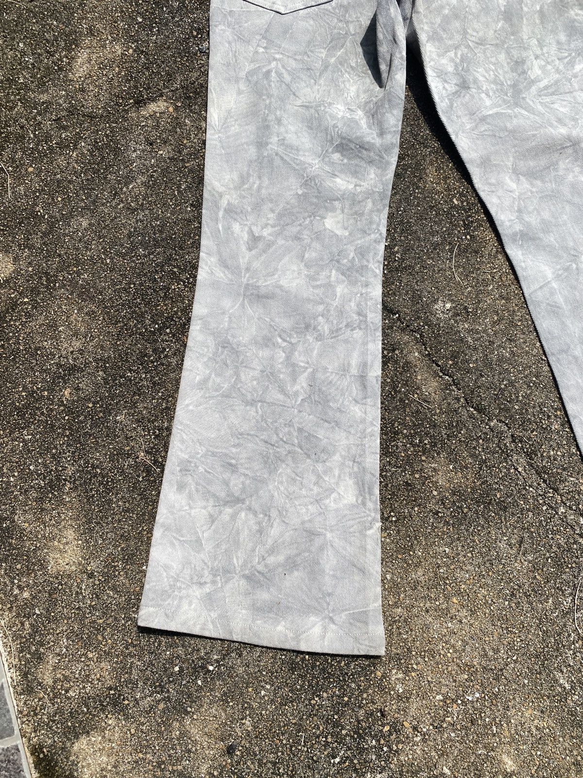 Designer × Japanese Brand Japan T.S.U FAR EAST Smoke Design Flared Bootcut Pants Size US 27 - 8 Thumbnail