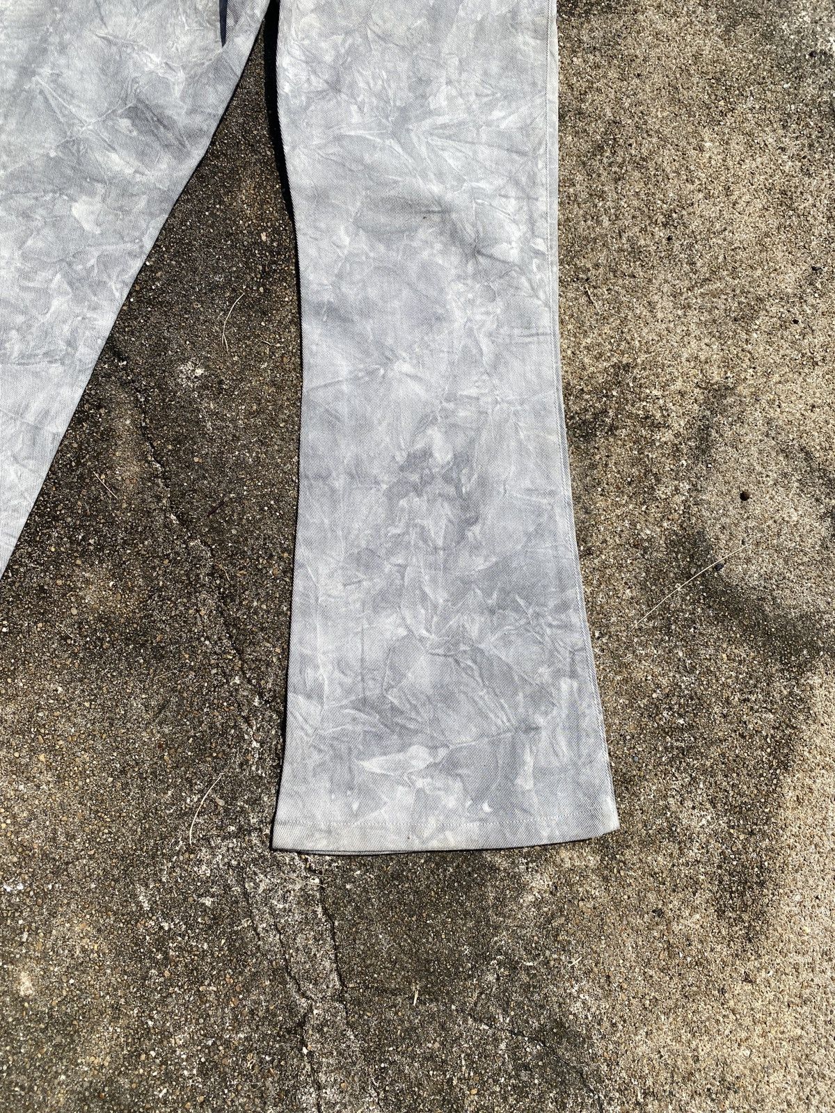 Designer × Japanese Brand Japan T.S.U FAR EAST Smoke Design Flared Bootcut Pants Size US 27 - 9 Thumbnail