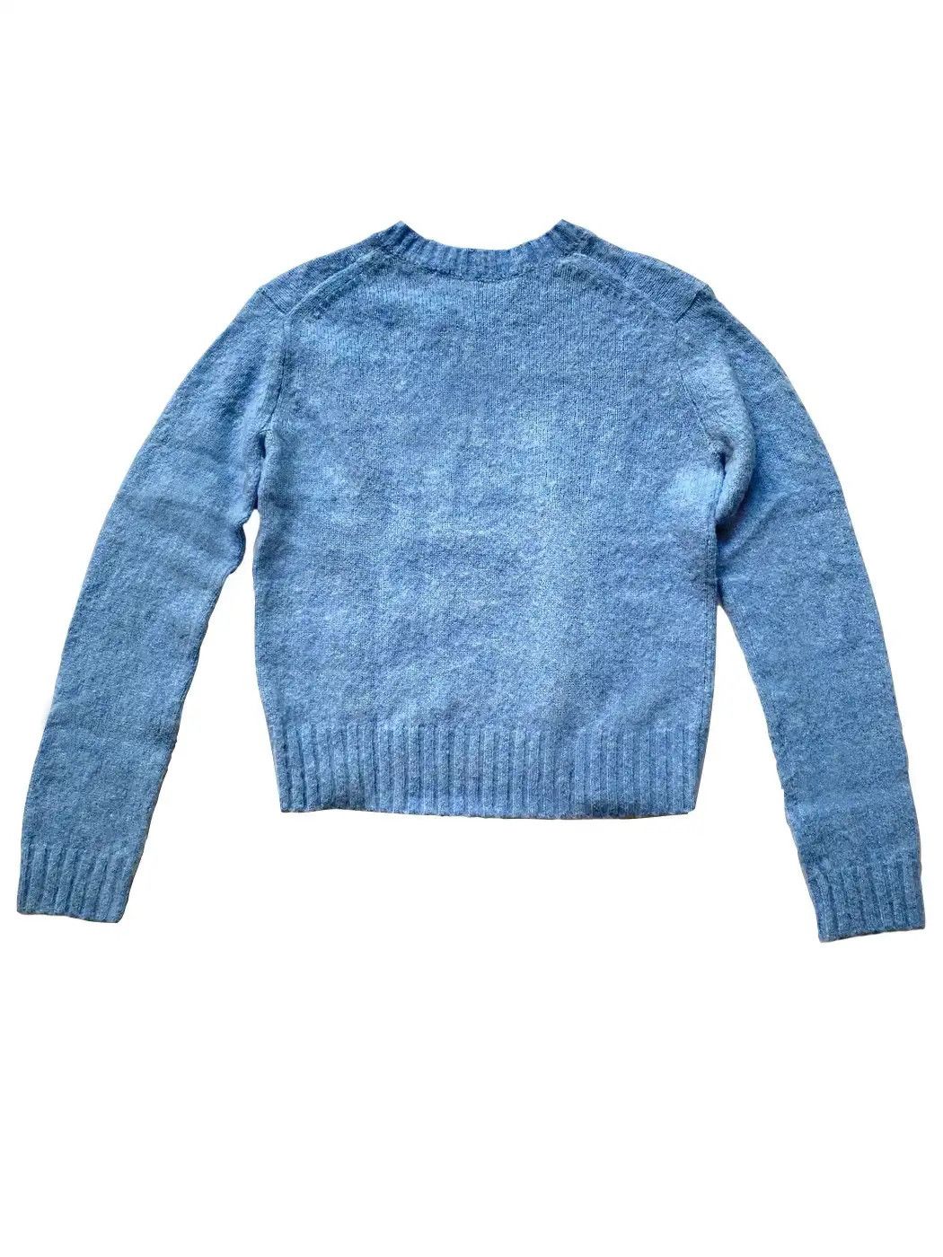 Helmut Lang ⚡️QUICK SALE⚡️Helmut Lang Blue Wool Alpaca Knit Size XS / US 0-2 / IT 36-38 - 2 Thumbnail
