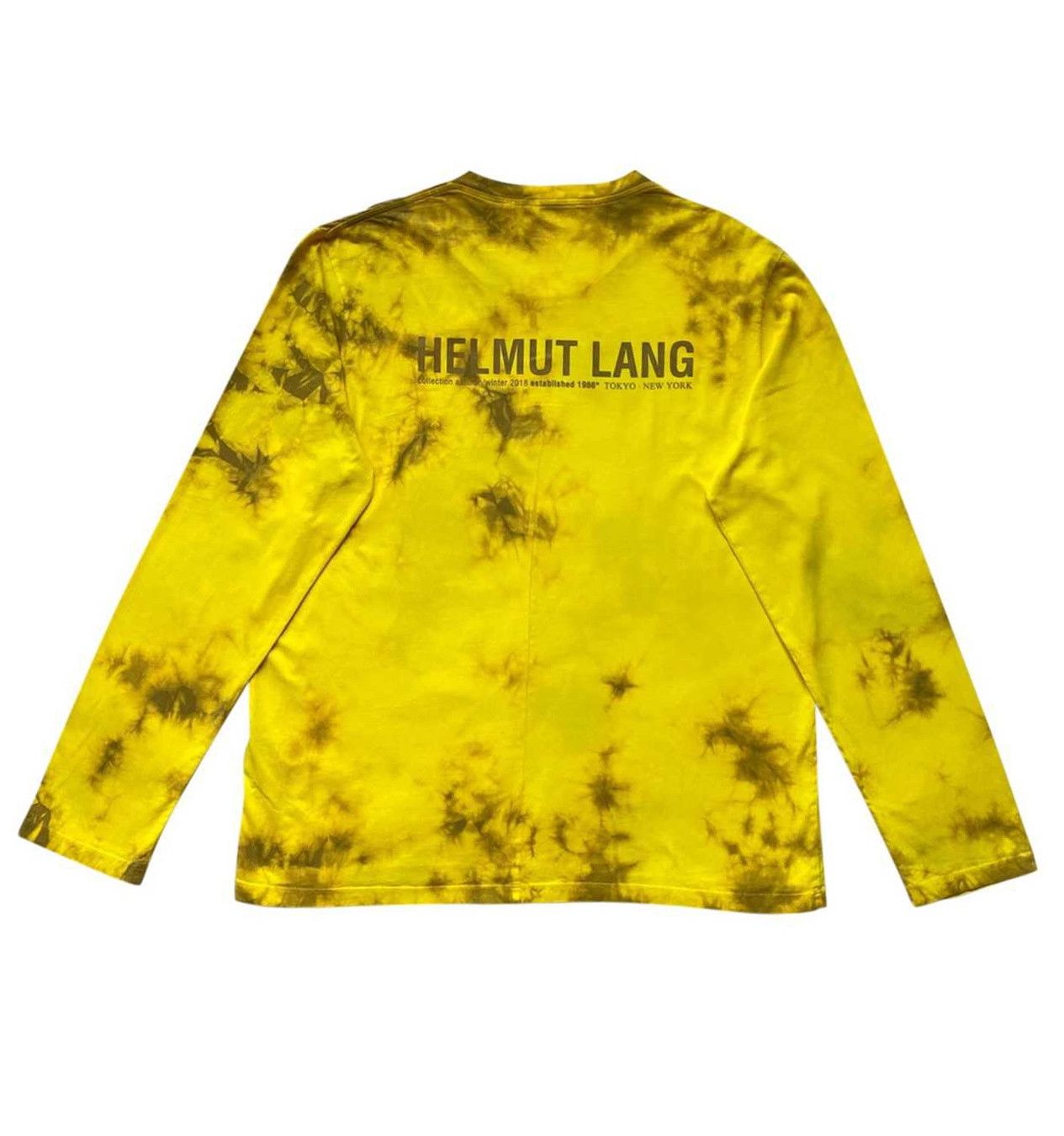 Helmut Lang ⚡️QUICK SALE⚡️ Helmut Lang Yellow Sweater Crewneck Size US XS / EU 42 / 0 - 1 Thumbnail
