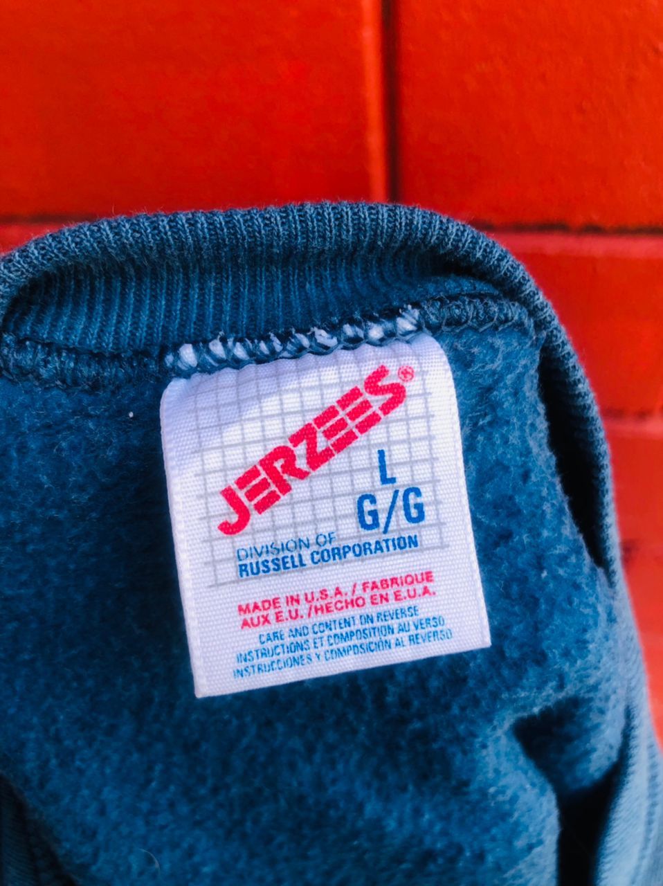 Japanese Brand × Vintage Vintage Jerzees Japanese Designer Fashion Style Sweatshirt Size US L / EU 52-54 / 3 - 6 Thumbnail