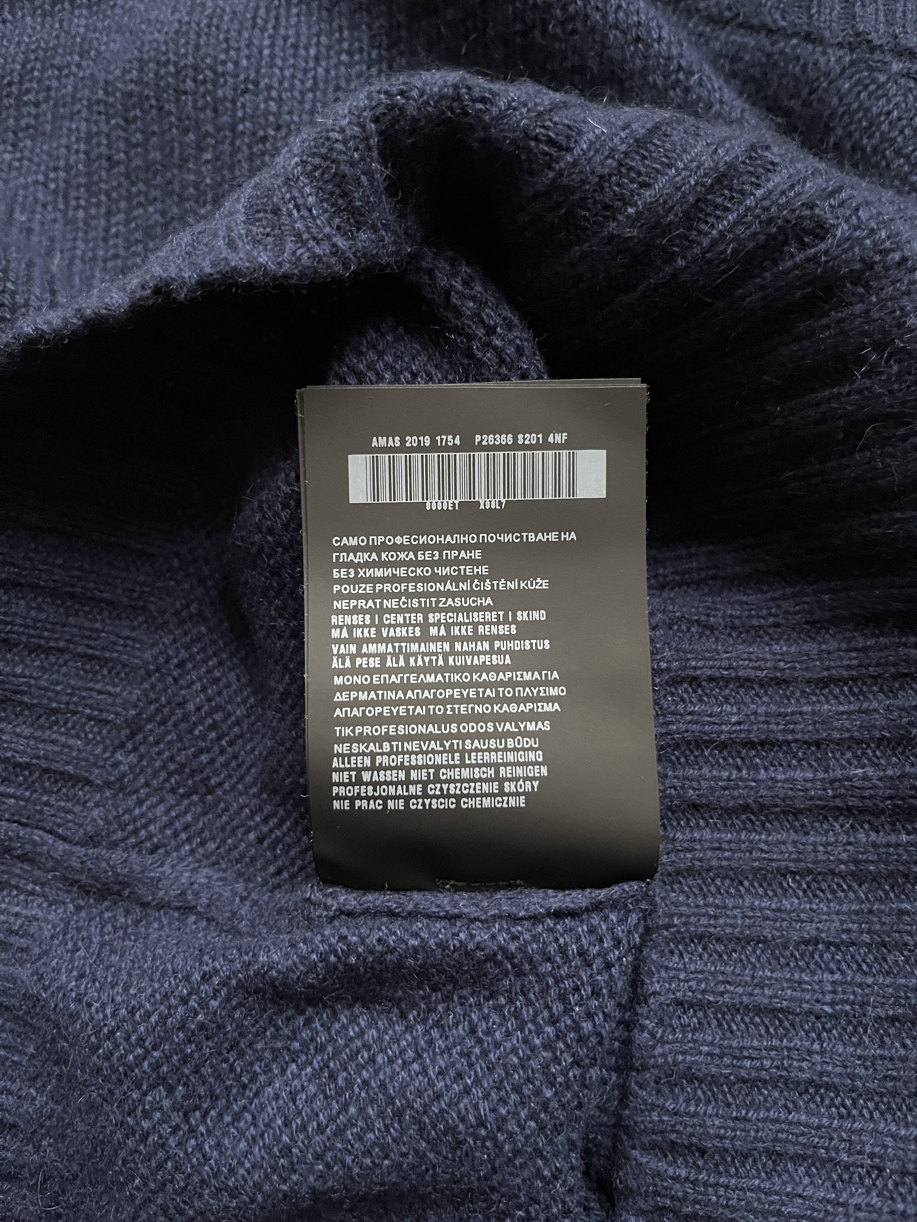 Prada ⚡️QUICK SALE⚡️2019 Prada Navy Cashmere Turtleneck Sweater Size XS / US 0-2 / IT 36-38 - 6 Thumbnail