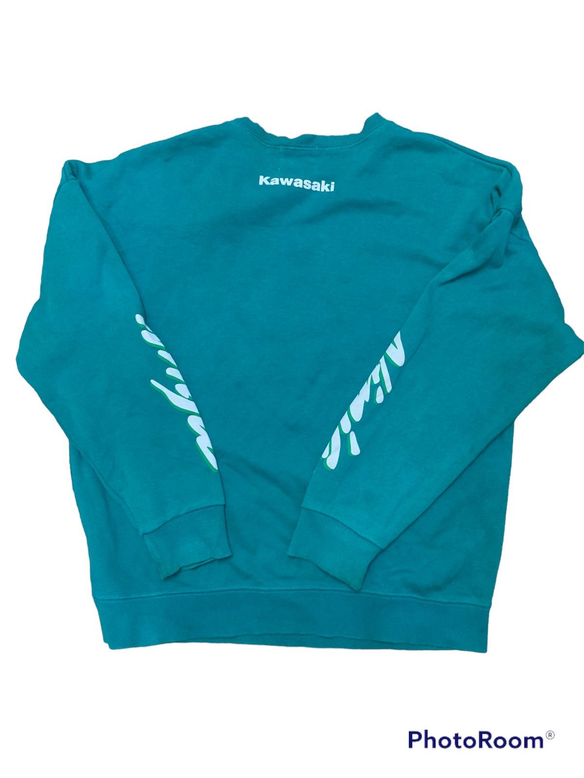 Japanese Brand × Vintage Nice Kawasaki Ninja Spellout Sweatshirt Size US L / EU 52-54 / 3 - 2 Thumbnail