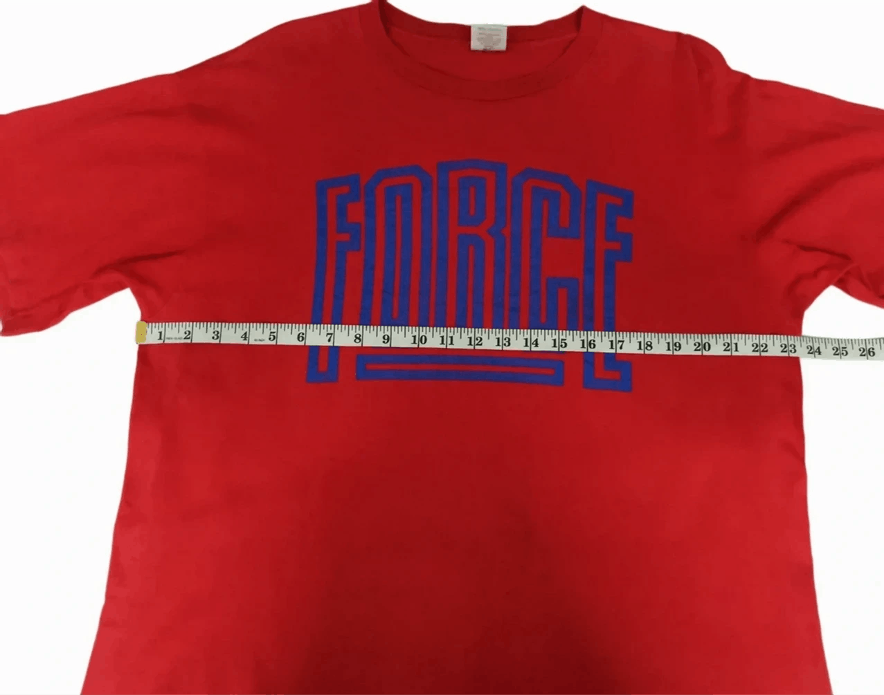 Nike Vintage Nike Air Force Jordan Spell Out Big Logo Tee Size US L / EU 52-54 / 3 - 5 Thumbnail