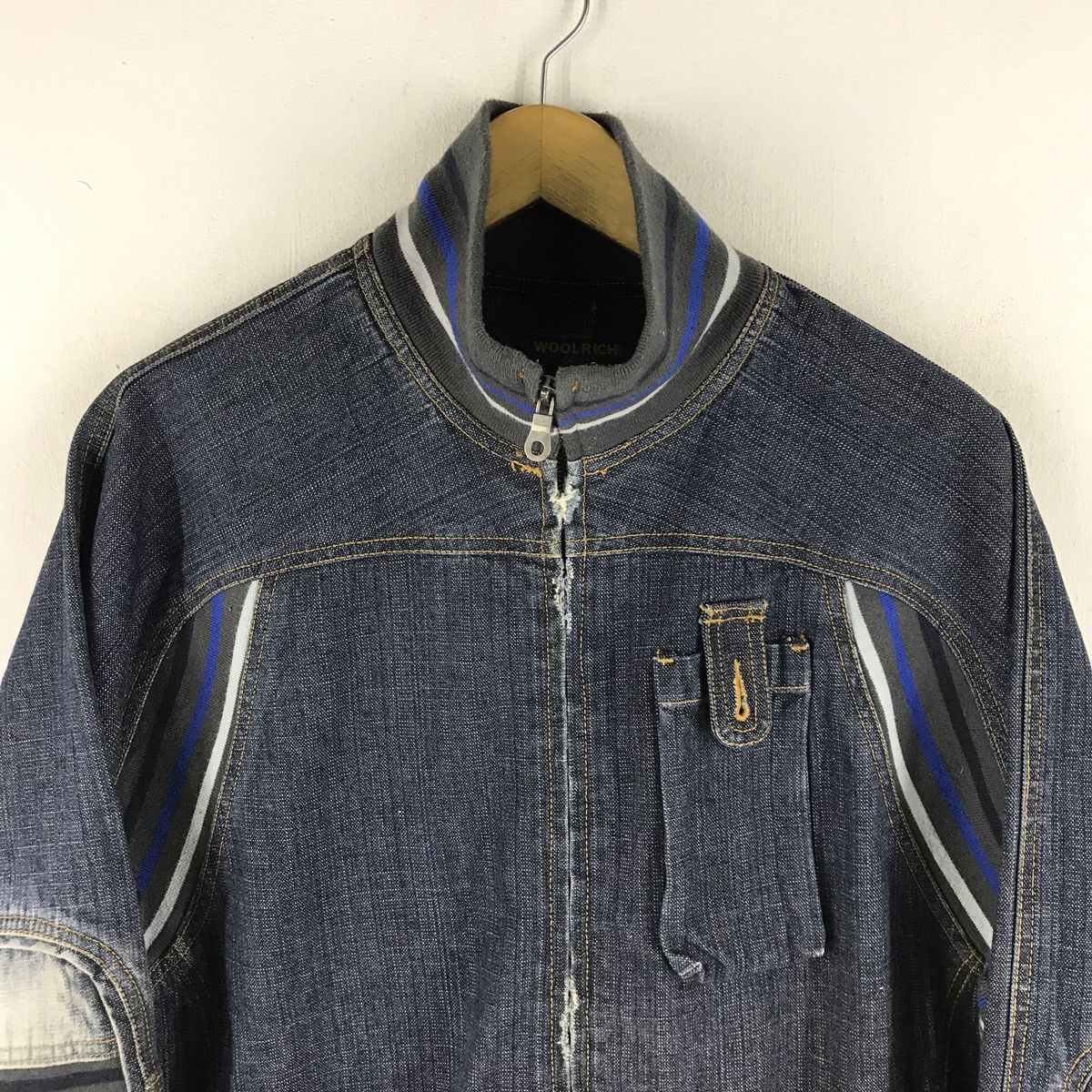 Woolrich Woolen Mills Woolrich denim faded jacket Size US L / EU 52-54 / 3 - 4 Thumbnail