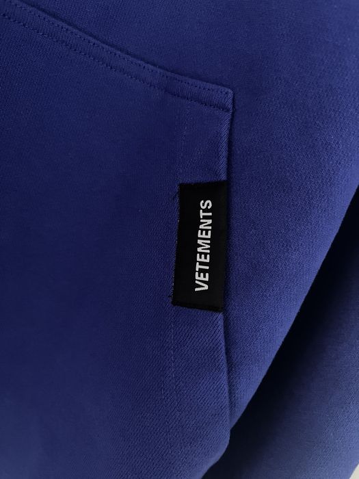 Vetements Vetements Blue Ecstasy Hoodie | Grailed