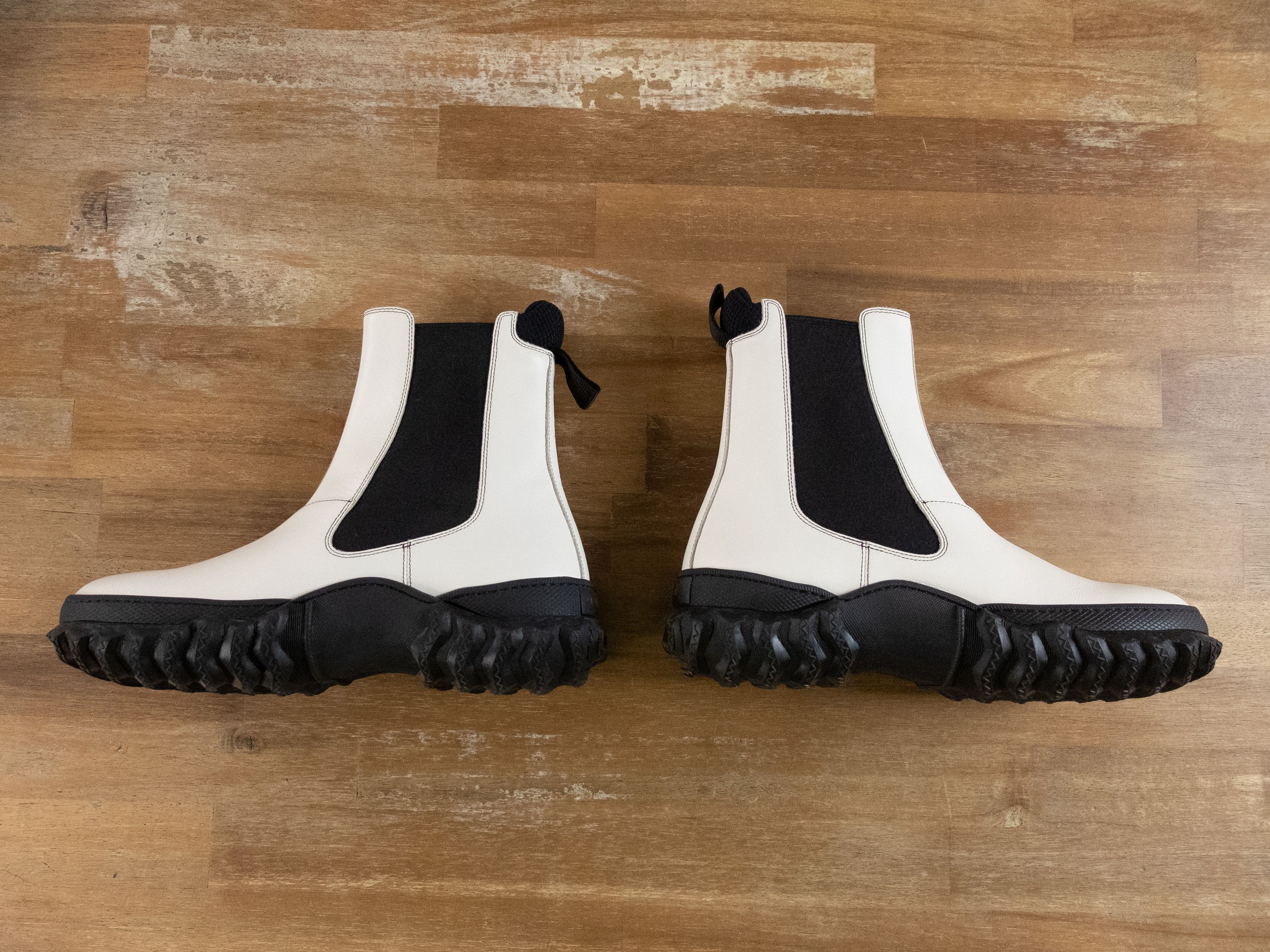 Marni MARNI chunky sole white leather Chelsea ankle boots 7 US 37 Size US 7 / IT 37 - 5 Thumbnail