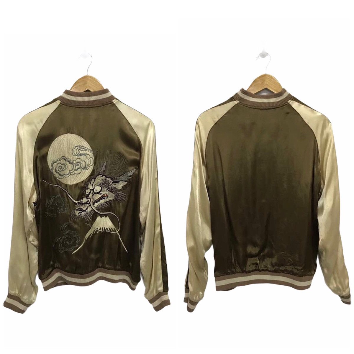Other Vintage Sukajan Jacket Sukajan Dragon Reversible Embroidery Size US M / EU 48-50 / 2 - 1 Thumbnail
