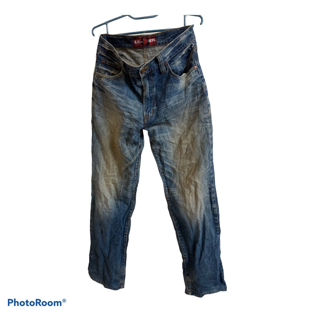 Sukajan Dragon Elements Sun Faded Jeans