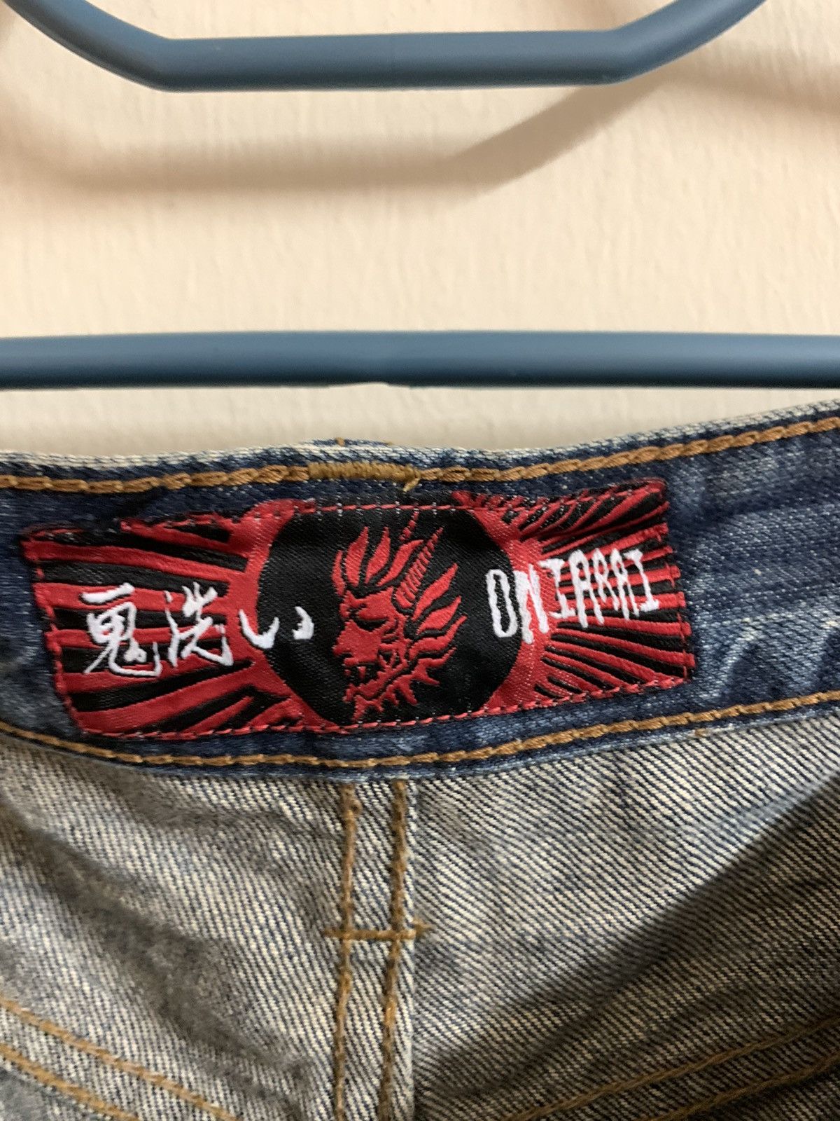 Japanese Brand Sukajan Dragon Elements Sun Faded Jeans Size US 30 / EU 46 - 11 Thumbnail