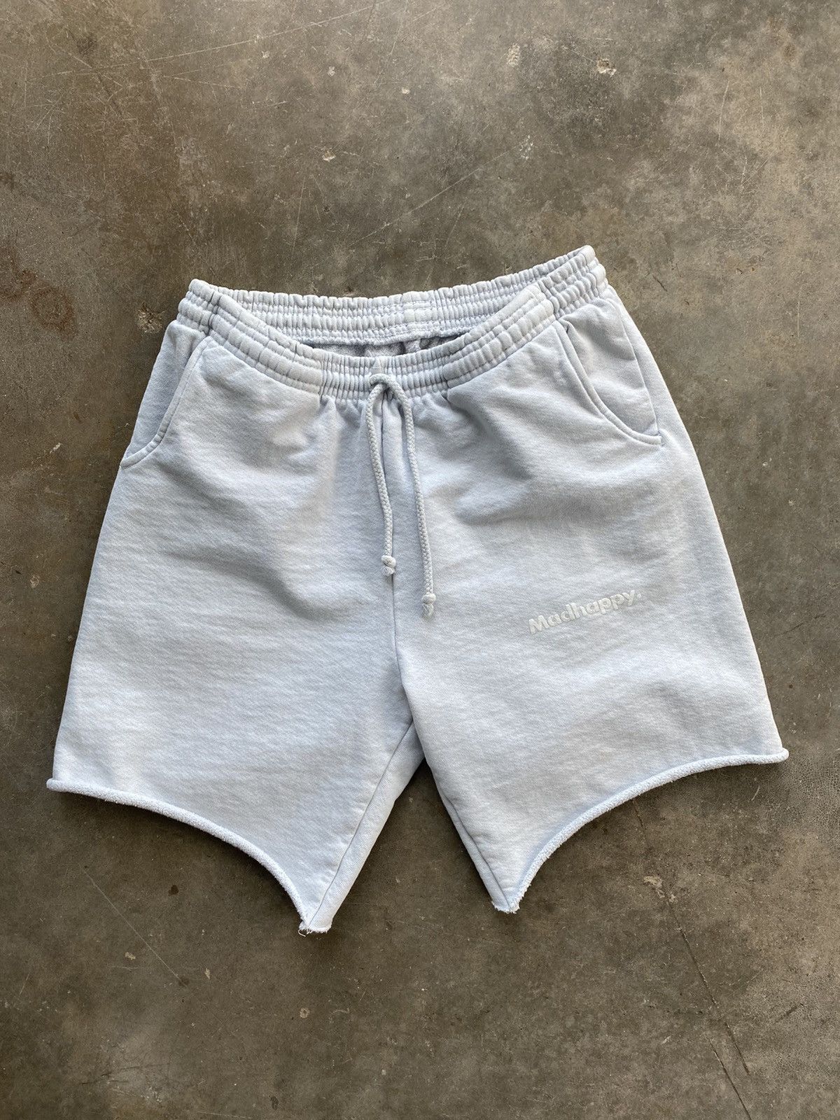 Madhappy Madhappy Pale Blue Side Logo Sweatshorts Small / S ❄️ Mad Size US 30 / EU 46 - 1 Thumbnail