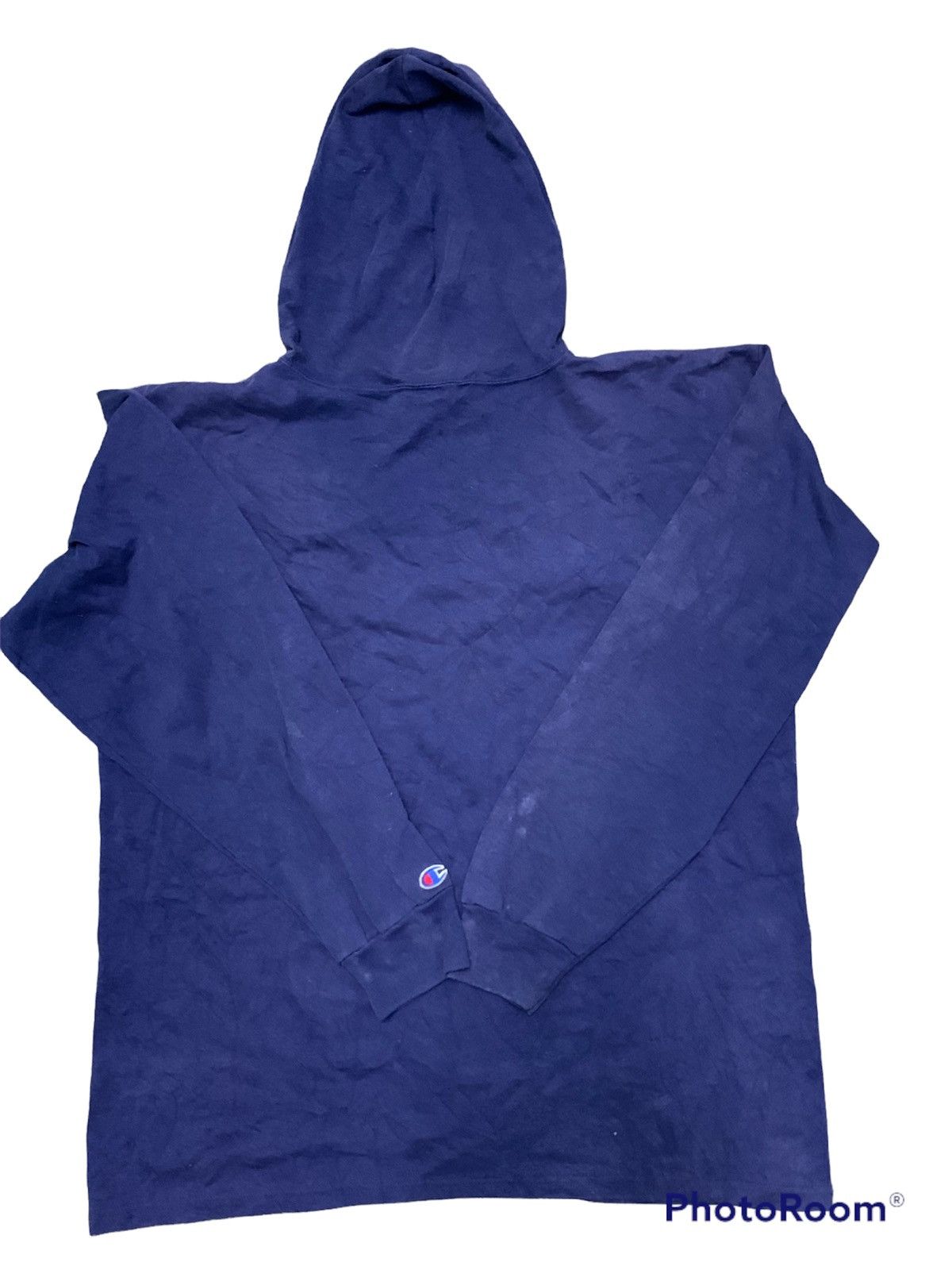 Champion × Vintage Nice Vintage Champion Centre Logo Spellout Hoodies Size US L / EU 52-54 / 3 - 2 Thumbnail