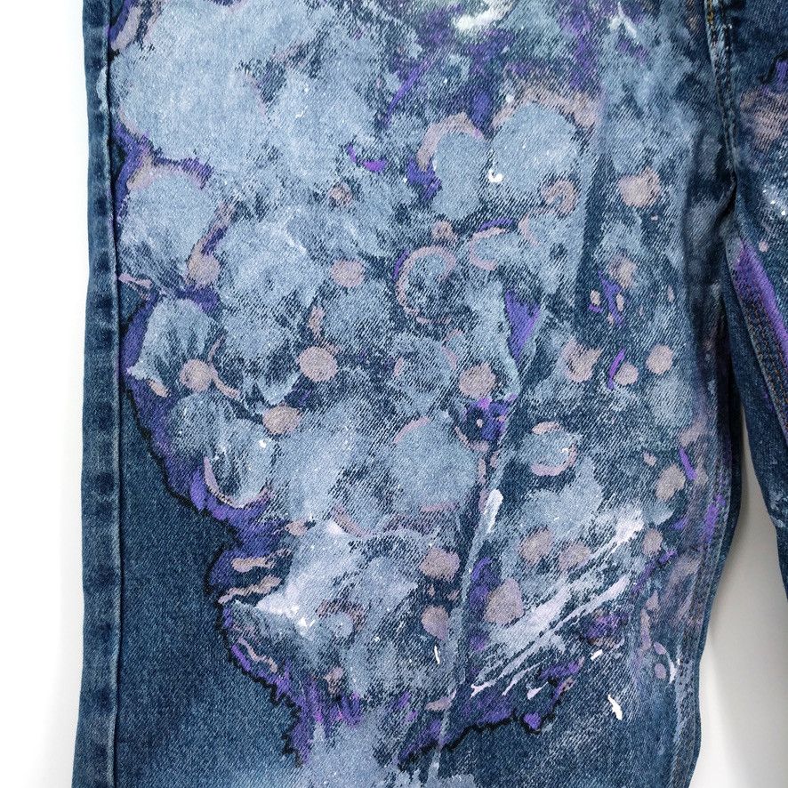 Carhartt × Carhartt Wip Carhartt "Dream On" Custom Paint Dye Dungaree Denim Jeans Size US 40 / EU 56 - 5 Thumbnail