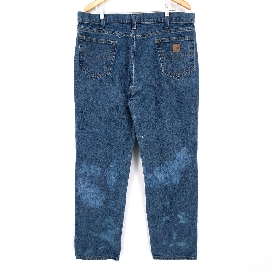 Carhartt × Carhartt Wip Carhartt "Dream On" Custom Paint Dye Dungaree Denim Jeans Size US 40 / EU 56 - 6 Thumbnail
