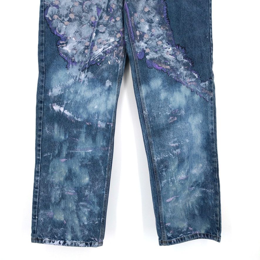Carhartt × Carhartt Wip Carhartt "Dream On" Custom Paint Dye Dungaree Denim Jeans Size US 40 / EU 56 - 3 Thumbnail