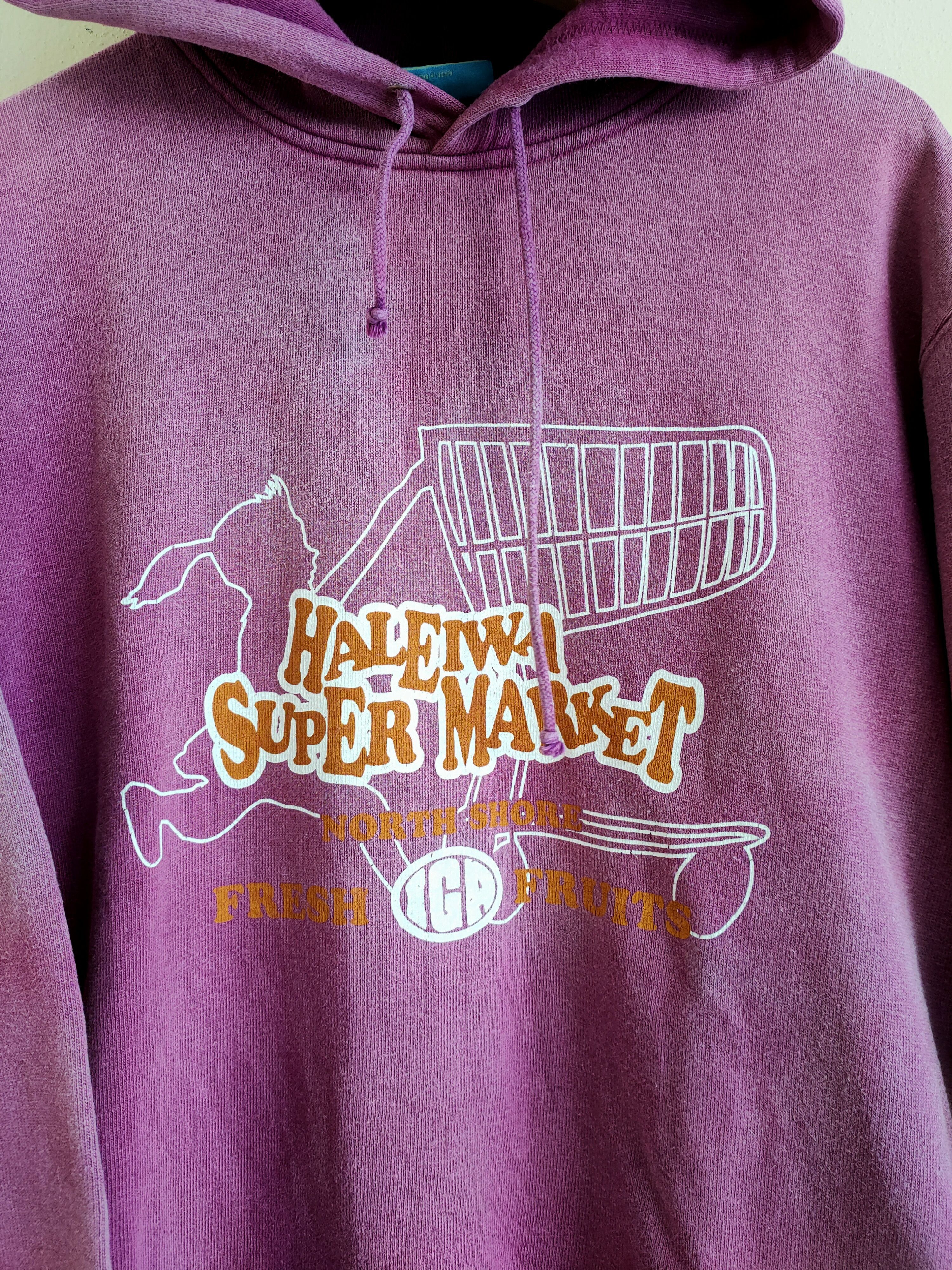 Japanese Brand × Vintage Vintage Haleiwa Super market Faded Pullover Hoodie Size US M / EU 48-50 / 2 - 7 Thumbnail