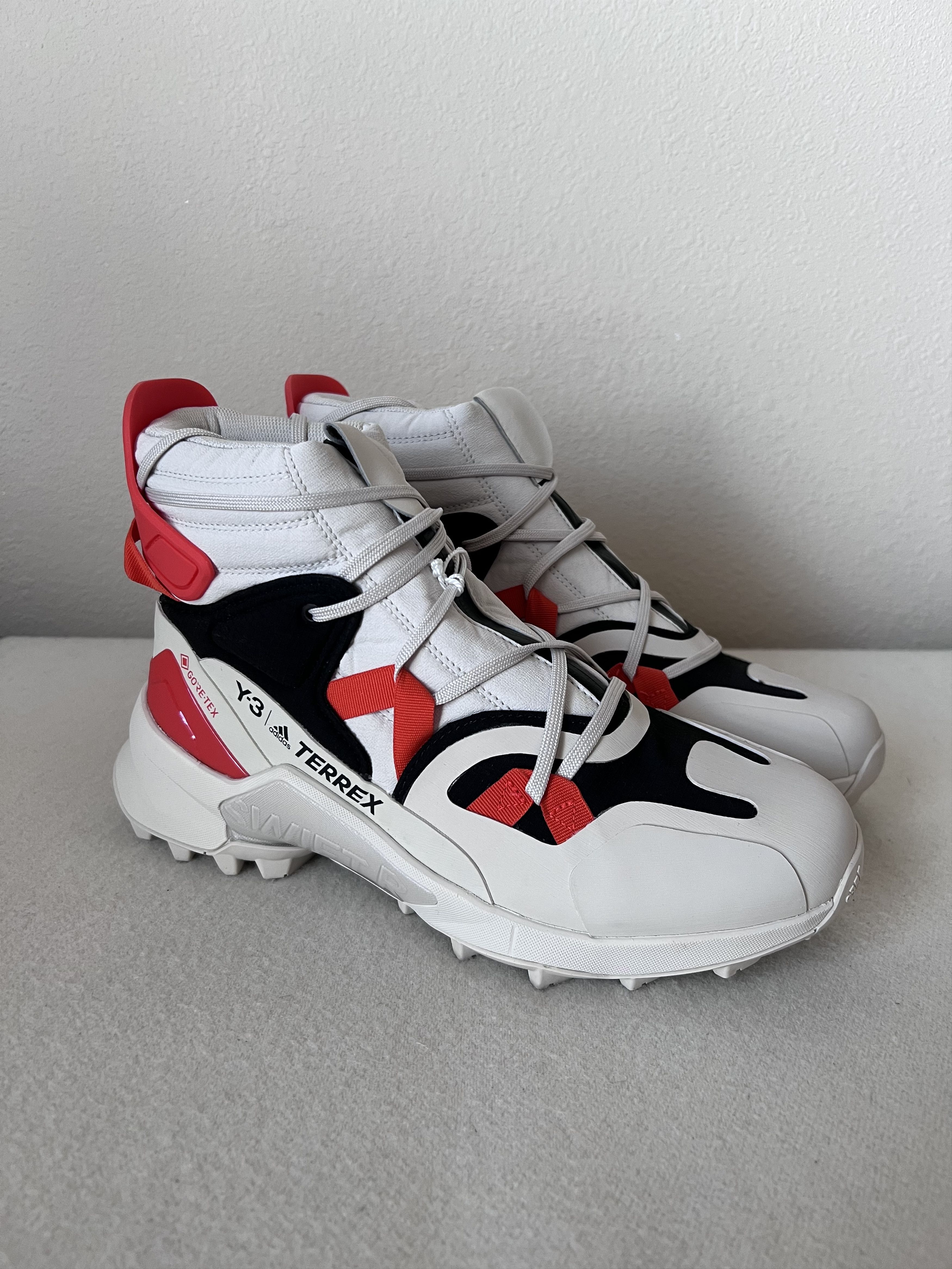 image of Adidas Y-3 Terrex Swift R3 Goretex White Shoes, Men's (Size 8)