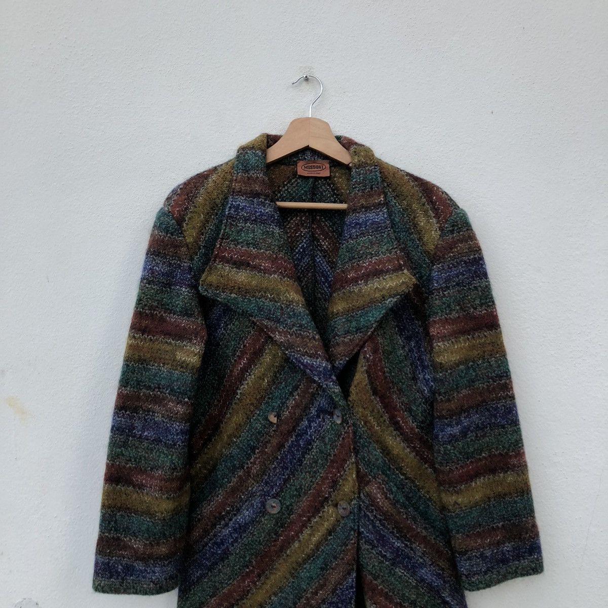 Missoni LONG JACKET WOOL MISSONI MADE IN ITALY Size US M / EU 48-50 / 2 - 4 Thumbnail
