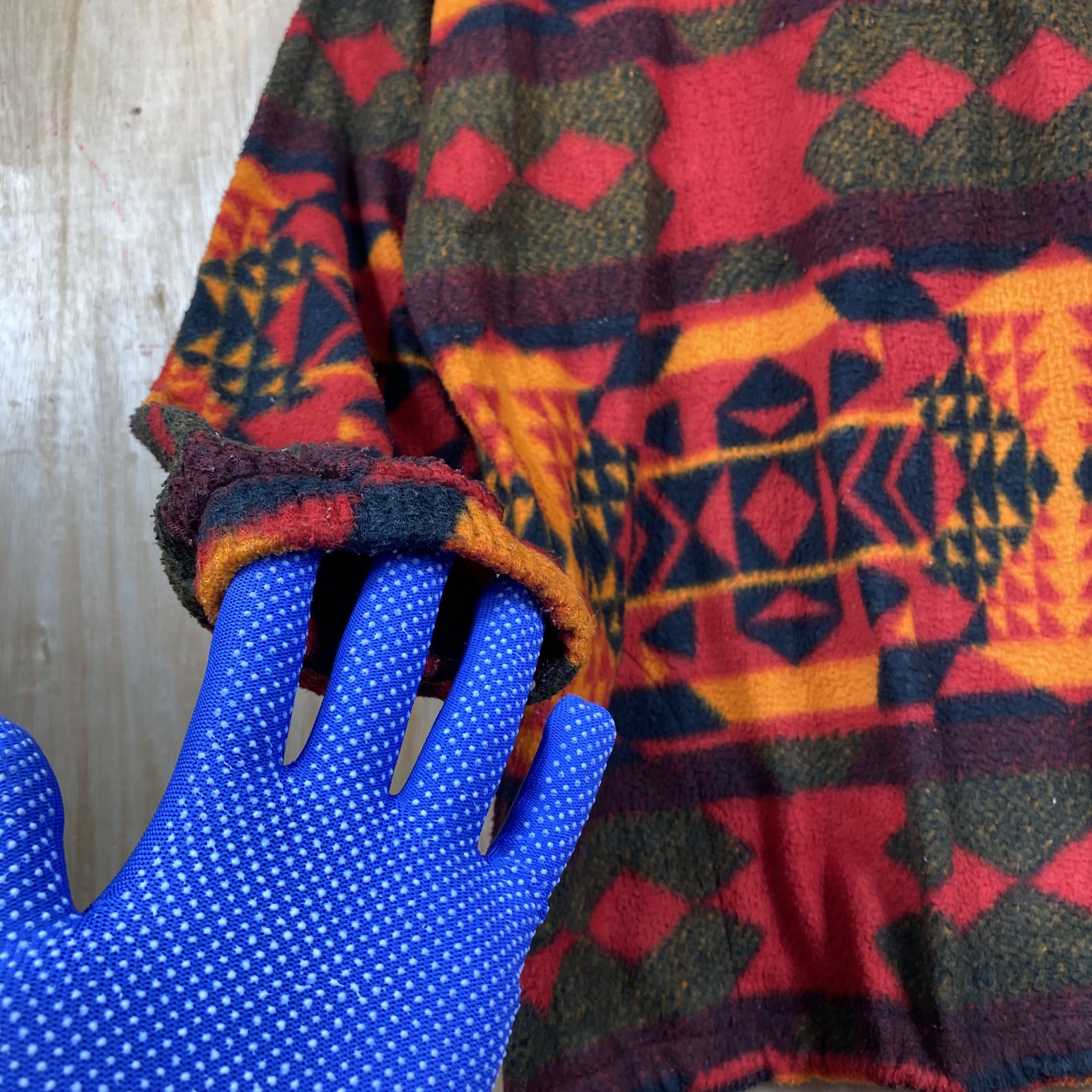 Vintage RARE🔥Vintage Klondyke Greek Sherpa Fleece Sweater Size US L / EU 52-54 / 3 - 6 Thumbnail