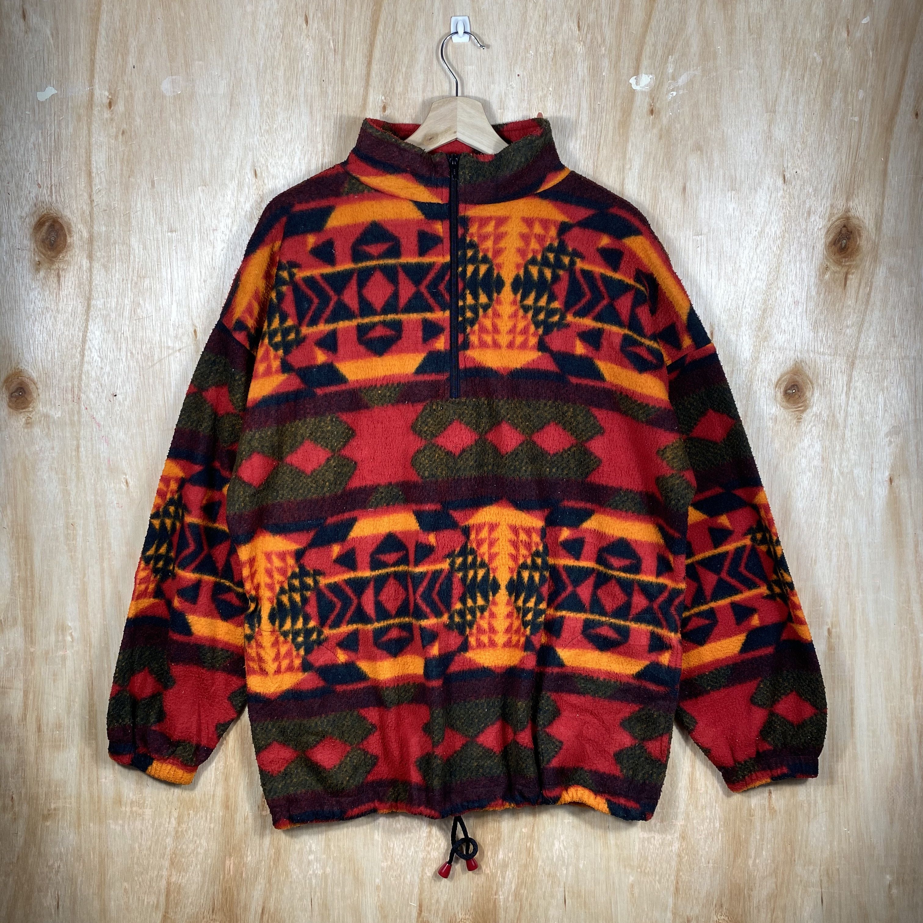 Vintage RARE🔥Vintage Klondyke Greek Sherpa Fleece Sweater Size US L / EU 52-54 / 3 - 1 Thumbnail