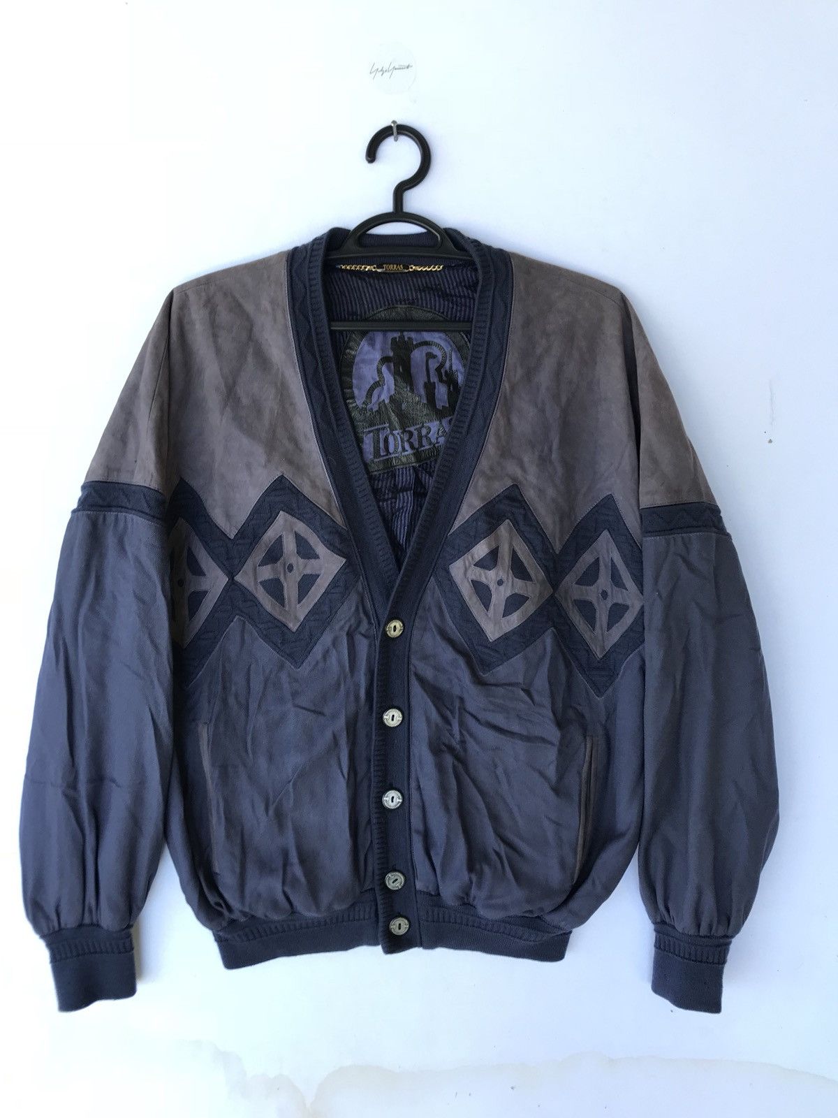 Designer 🔥 RARE VINTAGE TORRAS SA REG IND BOMBER STYLE JACKET Size US M / EU 48-50 / 2 - 1 Thumbnail
