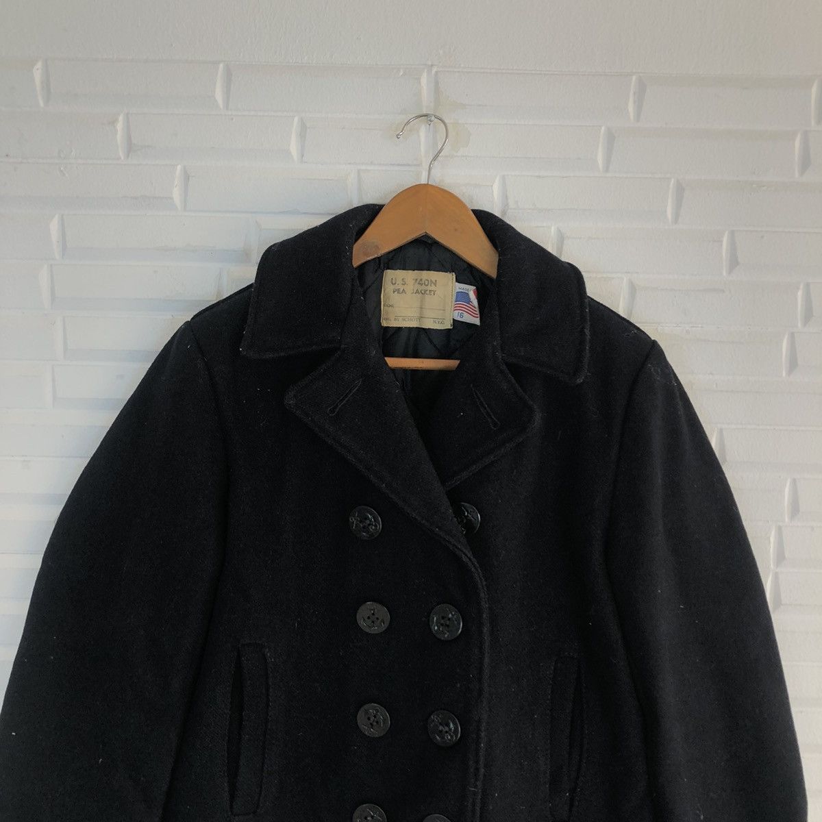 Schott VINTAGE US 740N PEA SCHOTT JACKET MADE IN USA Size US M / EU 48-50 / 2 - 3 Thumbnail