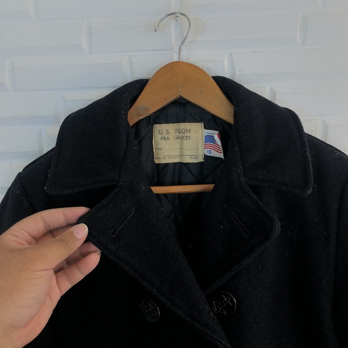Schott VINTAGE US 740N PEA SCHOTT JACKET MADE IN USA Size US M / EU 48-50 / 2 - 7 Thumbnail