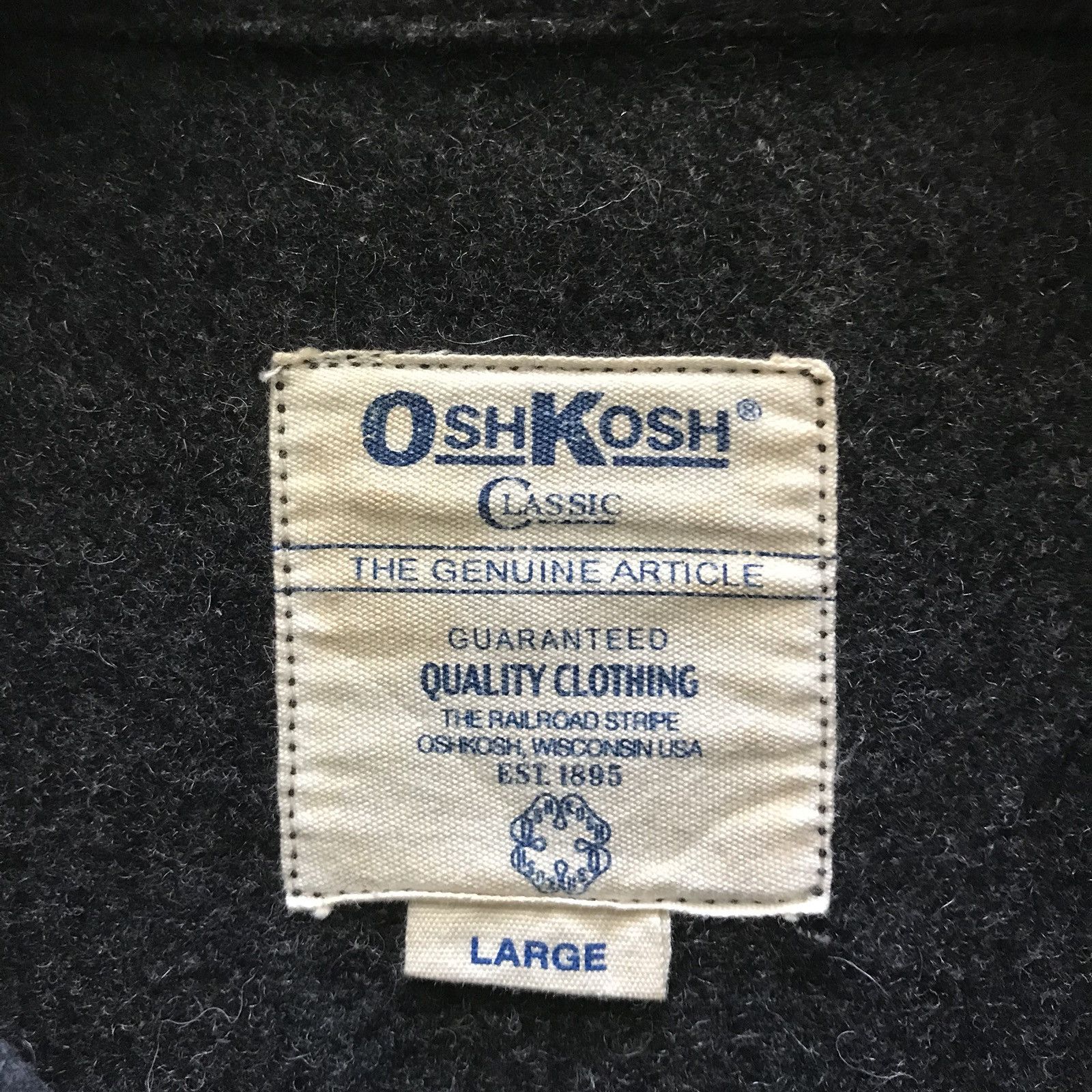 🔥Vintage Wool Oshkosh Heavy Coat Classic Genuine Article