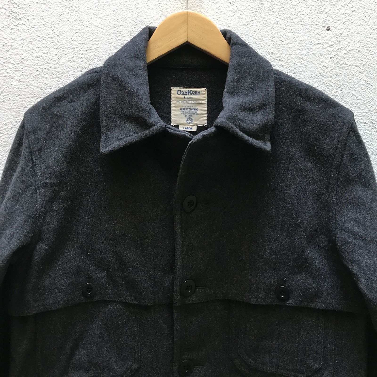 🔥Vintage Wool Oshkosh Heavy Coat Classic Genuine Article