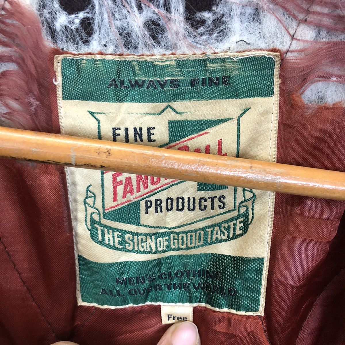 Japanese Brand VINTAGE FANCY BALL BIG LOGO VARSITY JACKET LEATHER HANDLING Size US L / EU 52-54 / 3 - 10 Thumbnail