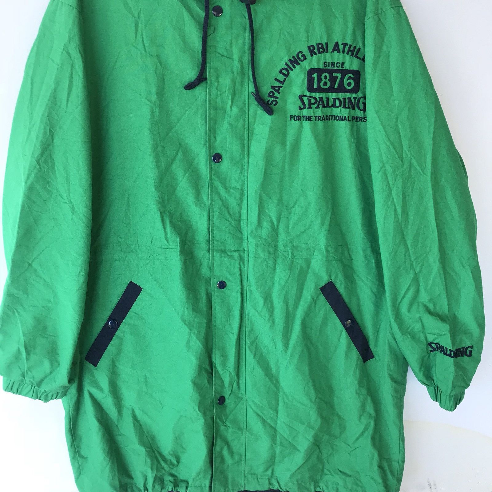 Spalding 🔔 🔥FINAL DROP🔥SPALDING RBI ATHELETIC CLUB GREEN PARKAS Size US M / EU 48-50 / 2 - 4 Thumbnail