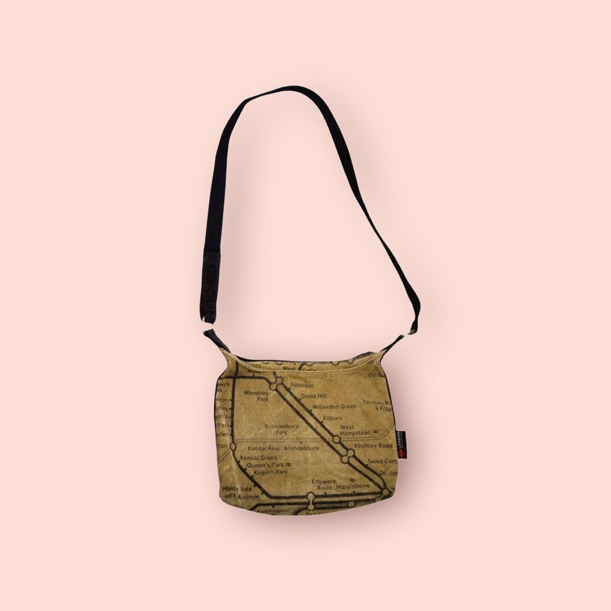 Edition Japan VINTAGE UNDERGROUND CANVAS CROSSBODY SHOULDER BAG Size ONE SIZE - 2 Thumbnail