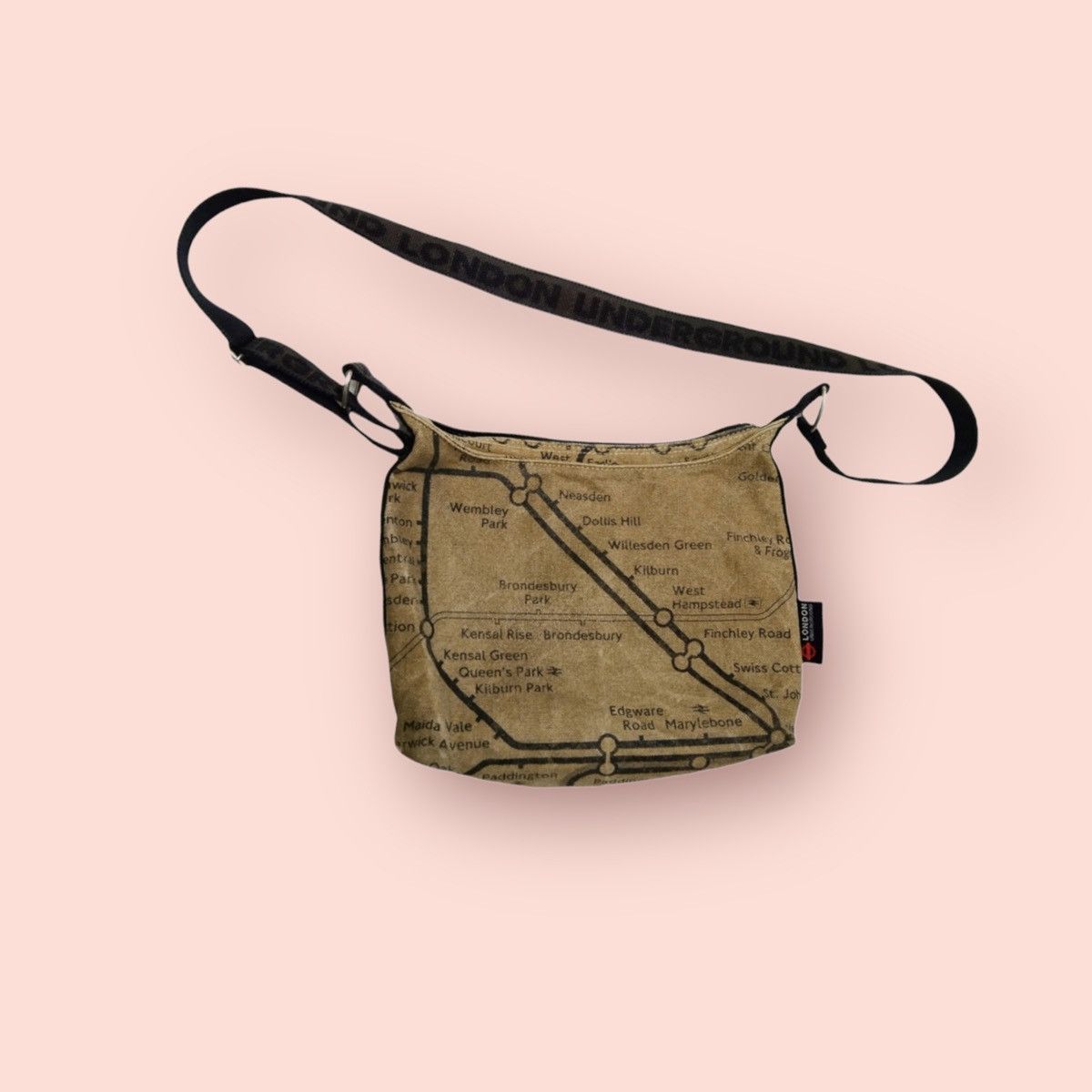 Edition Japan VINTAGE UNDERGROUND CANVAS CROSSBODY SHOULDER BAG Size ONE SIZE - 3 Thumbnail